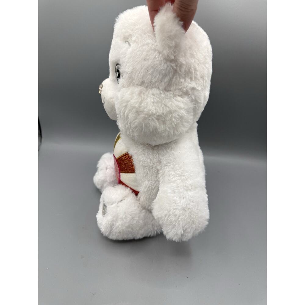 Care Bears Togetherness Bear Plush White Rainbow Heart 10” Stuffed Toy - Picture 4 of 6